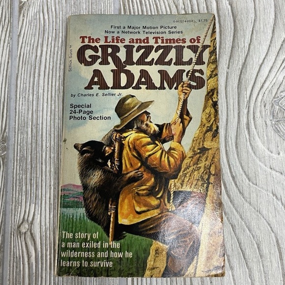 Other - The Life and Times of Grizzly Adams Paperback 1977 Charles E Sellier Jr Vintage